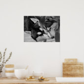 Poster Siberian Husky Love 2 (Cuisine)