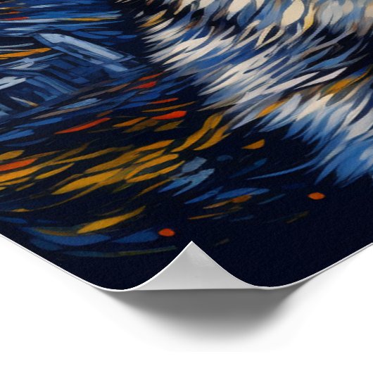 Poster Sibérien Husky (Coin)