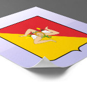 Poster Sicile, Italie (Coin)