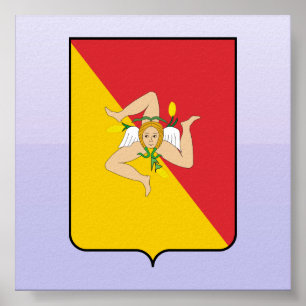 Poster Sicile, Italie