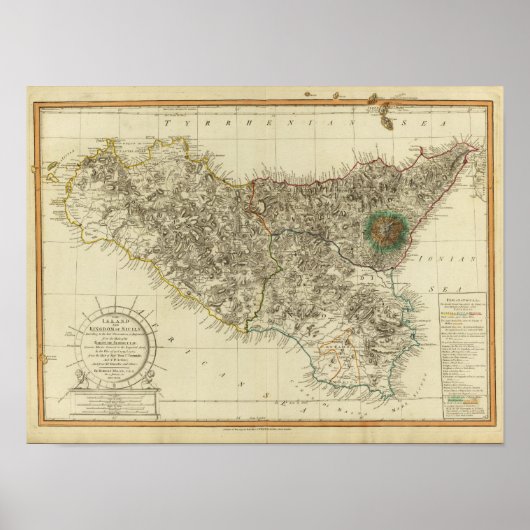 Poster Sicile, Italie (Devant)