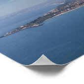 Poster Sicile - Taormina devant l'affiche de l'Etna (Coin)