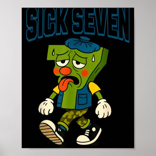 Poster Sick Seven 67 Halloween Costume For Pular Design  (Devant)