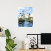 Poster 'Side by Side' (Bureau à domicile)