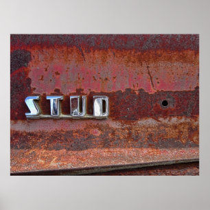 Poster SIDE PANEL STUDEBAKER EMBLEM 1940's