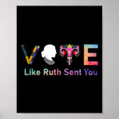 Poster Side Vote Comme Ruth Vous A Envoyé Feminist Vote I (Devant)