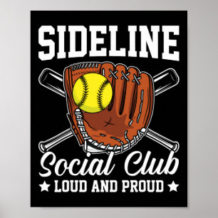 Poster Sideline Social Club Fière et Fiére Rétro Maman Pa