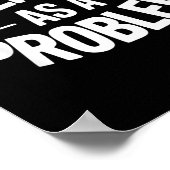 Poster S'identifier comme un problème drôle dicton sarcas (Coin)