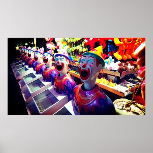 Poster Sideshow Alley Laughing Clowns (Devant)