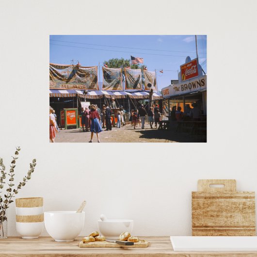 Poster Sideshow Barker, 1941 (Cuisine)