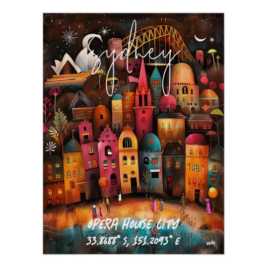 Poster Sídney: Ciudad de la Ópera (Devant)