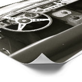 Poster Siège auto classique avec vue (Coin)