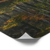 Poster Siège avec vue d'automne en Pennsylvanie (Coin)