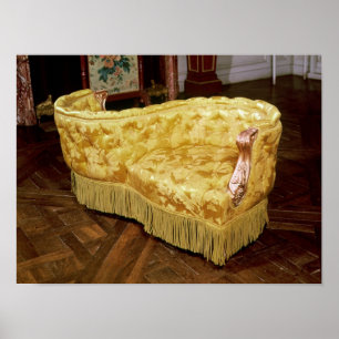 Poster Siège d'amour rembourré, période Napoléon III