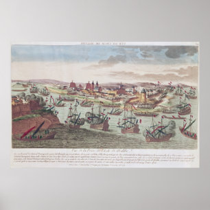 Poster Siège de Malte, 12 juin 1798