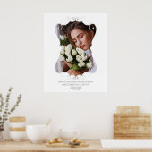 Poster Siège de mariage réservé ornemental Hommage à une  (Cuisine)