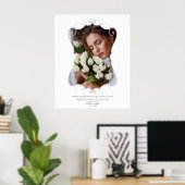 Poster Siège de mariage réservé ornemental Hommage à une  (Bureau à domicile)