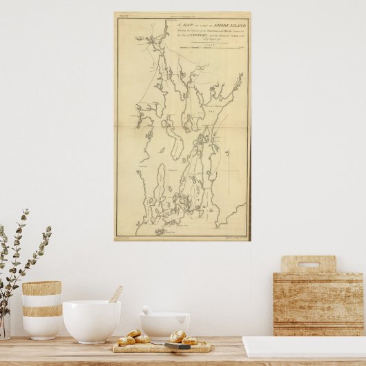 Poster Siège de Newport, Rhode Island (Cuisine)