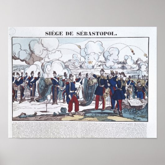Poster Siège de Sébastopol, 1854-1855 (Devant)