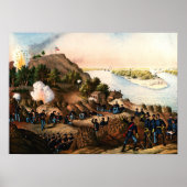 Poster Siège de Vicksburg Ulysses S. Grant 1888 (Devant)