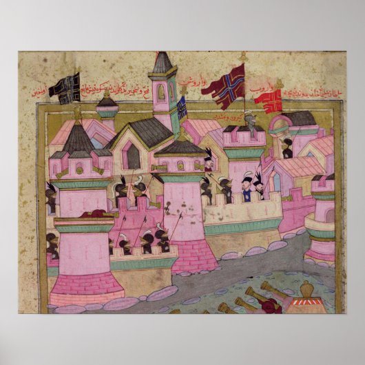 Poster Siège de Vienne par Suleyman I le Magnifique (Devant)