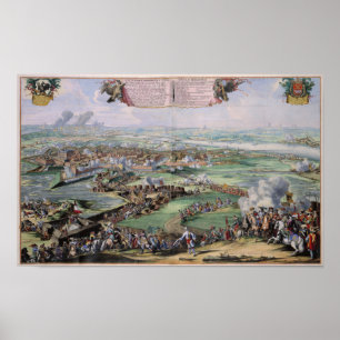 Poster Siège du château Philipsburg Allemagne