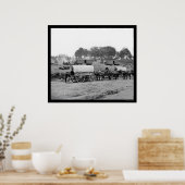 Poster Siège du général McClellan 1862 (Cuisine)