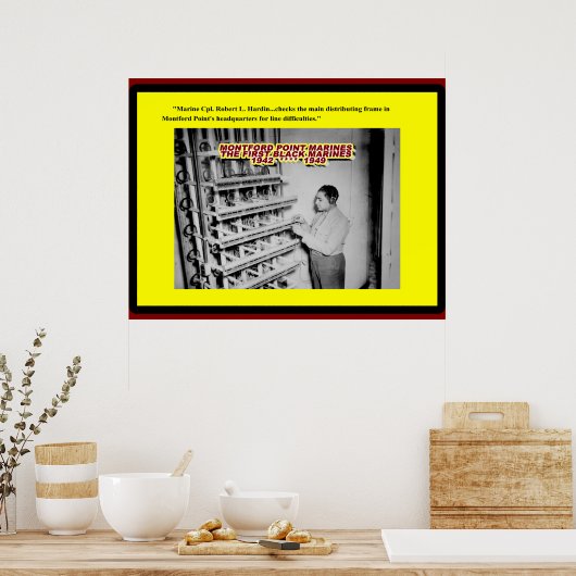 POSTER SIÈGE GÉNÉRAL DU POINT MONTFORD (Cuisine)