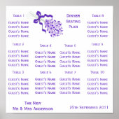 Poster Siège Mariage Lavender (Devant)