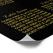 Poster Siège Mariage Mariage Twilight Bokeh (Coin)