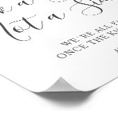 Poster Siège Mariage Olive verdoyant (Coin)