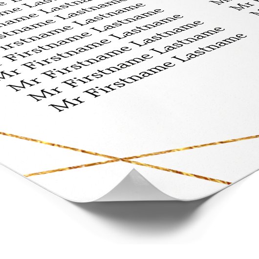 Poster Siège mariage Tournesol violet géométrique 8 (Coin)