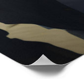 Poster Siège photo alphabétique moderne (Coin)