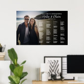 Poster Siège photo alphabétique moderne (Bureau à domicile)