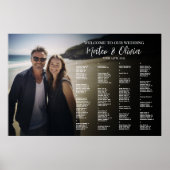 Poster Siège photo alphabétique moderne (Devant)