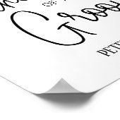 Poster Siège Réservé à la Mémoire du Père du Marié pour l (Coin)