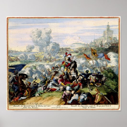 Poster Siège turc de Vienne 1683 (Devant)