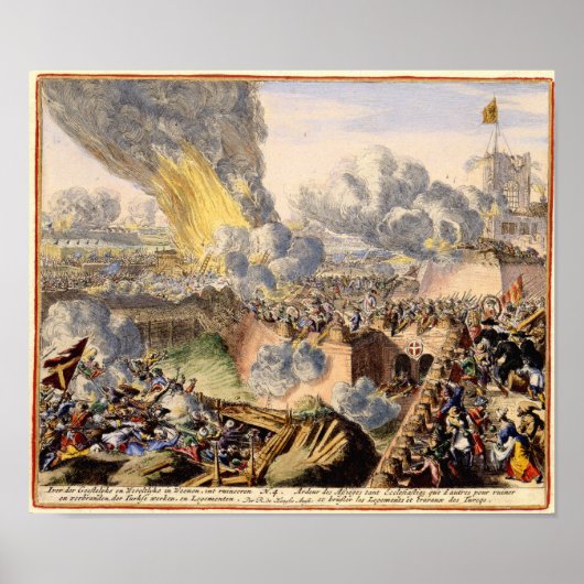 Poster Siège turc de Vienne 1683 (Devant)