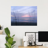 Poster Sièges et lever du soleil (Bureau à domicile)