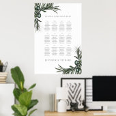 Poster Sièges mariages Diagramme olives Toscan 1 (Bureau à domicile)