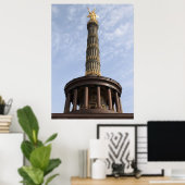 Poster Siegessäule Berlin (Bureau à domicile)
