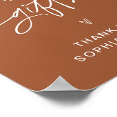 Poster SIENNA Cartes et Cadeaux Signe - Mariage en terre  (Coin)