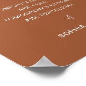 Poster SIENNA Open Bar Mariage (Coin)