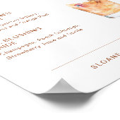 Poster SIENNA Signature Boissons Mariage Signal 8x10 (Coin)