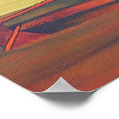 Poster Sienna vole au coucher du soleil (Coin)