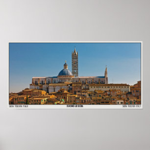 Poster Sienne - Di Sienne de Duomo