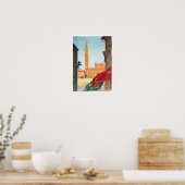 Poster Sienne Italie voyage millésime (Cuisine)