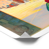 Poster Sienne Italie voyage millésime (Coin)