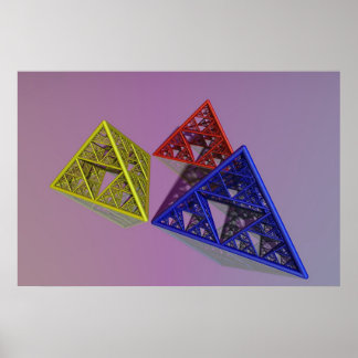 Poster Sierpinski Pyriamides