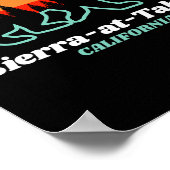 Poster Sierra-at-tahoe Ski Snowboard Californie Bea (Coin)